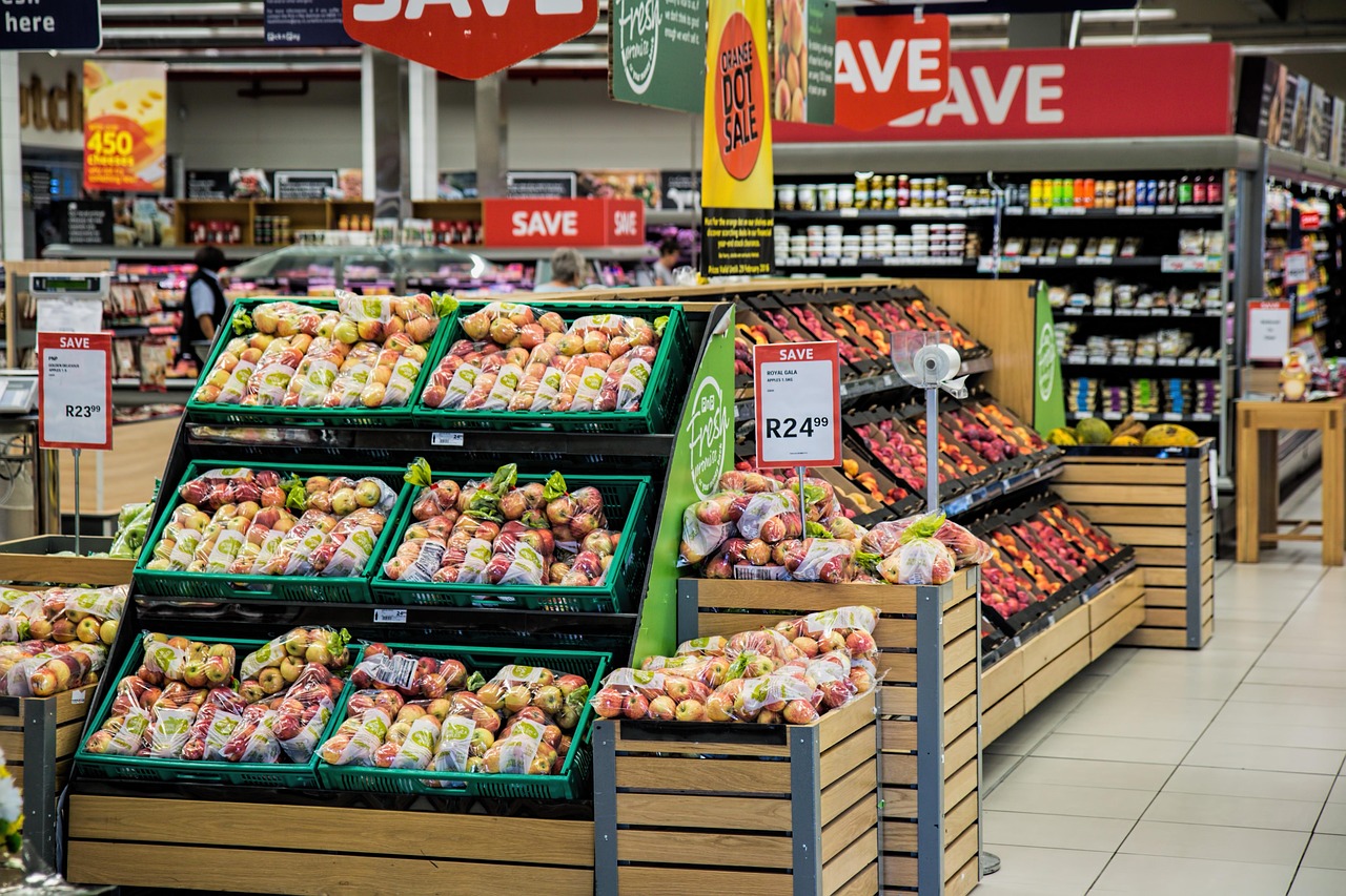 Grocery, shopping, supermarket — Finding Convenient and Affordable Luggage Storage Options in Kings Cross