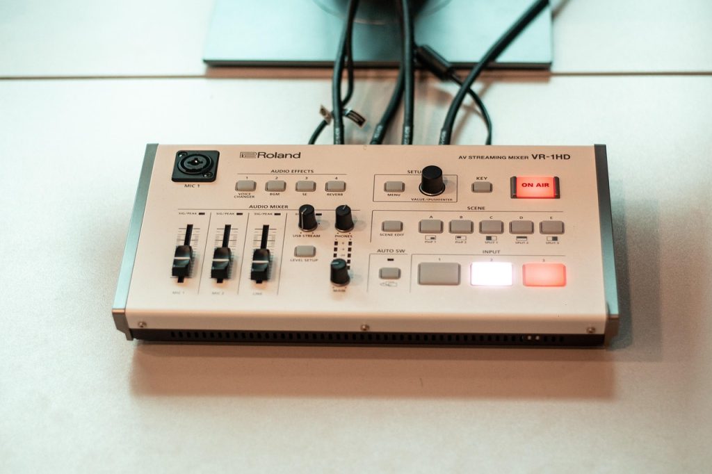 Control panel, streaming mixer, device — "Stream2Watch’s Comprehensive Guide: Where to Watch Live Sports Legally in the US on