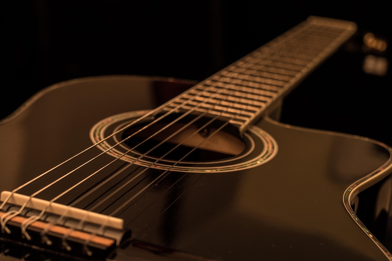 Guitar, acoustic, black — "Top 3 Reasons To Play Poker Online in 2016"